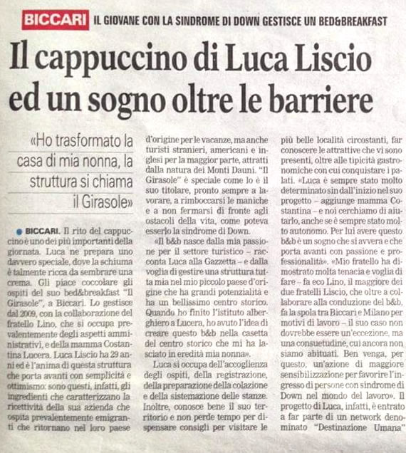 Il cappuccino di Luca Liscio